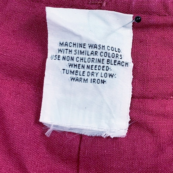 Vintage Gitano Pleated Front Shorts, Magenta - Picture 12 of 13